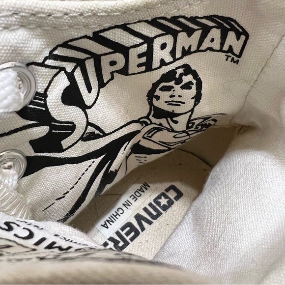 Converse All Star DC Comics Superman Sneaker Unisex Men’s 4/Women’s 6 - Picture 11 of 13